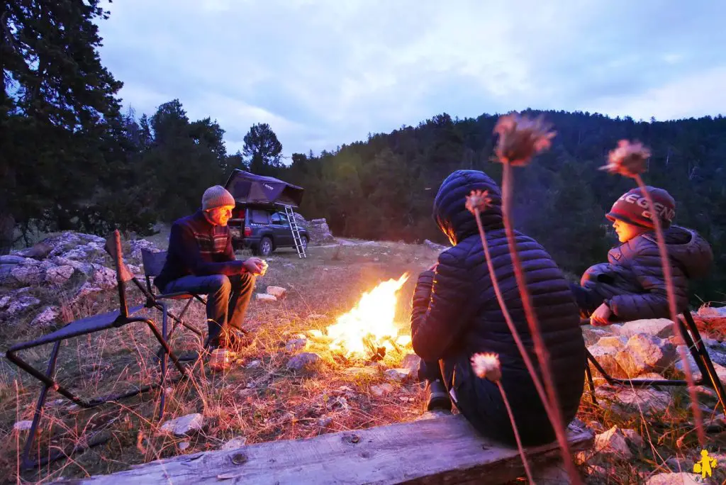 Bivouac en famille véhicule Premier Bivouac en famille en van camping car 4x4 ou tente