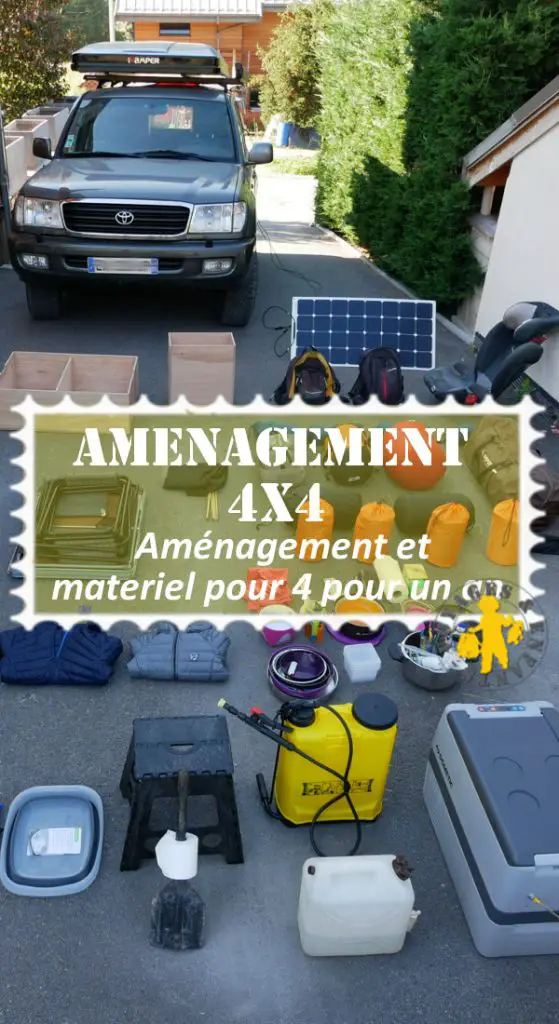 Aménagement 4x4 pour un an de voyage Van tour | Blog VOYAGES ET ENFANTS