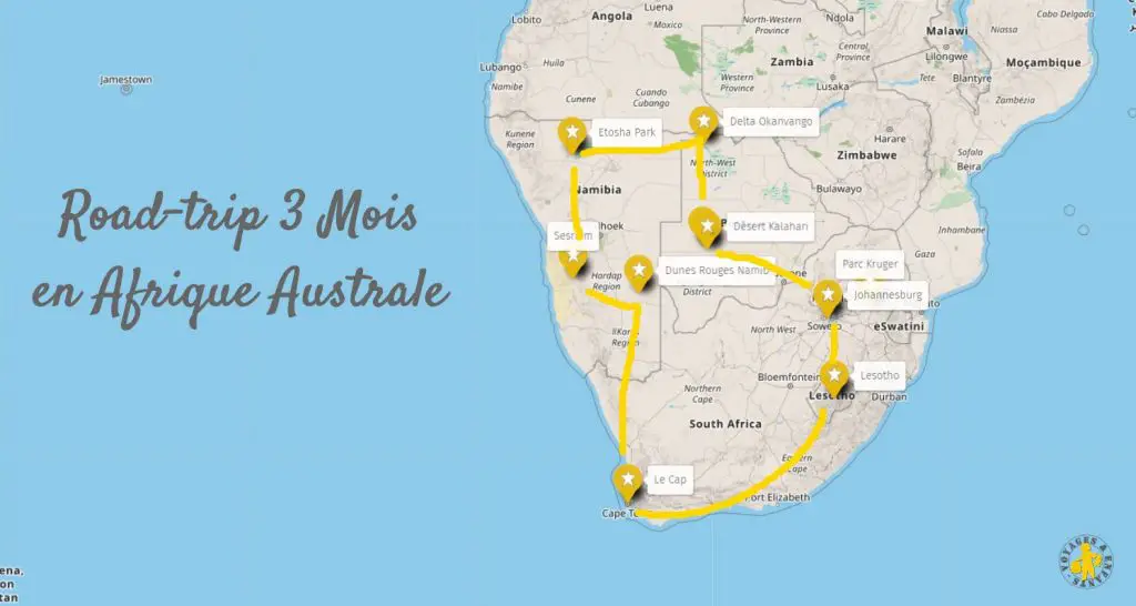 Road trip en Afrique Australe de 3 mois en famille |