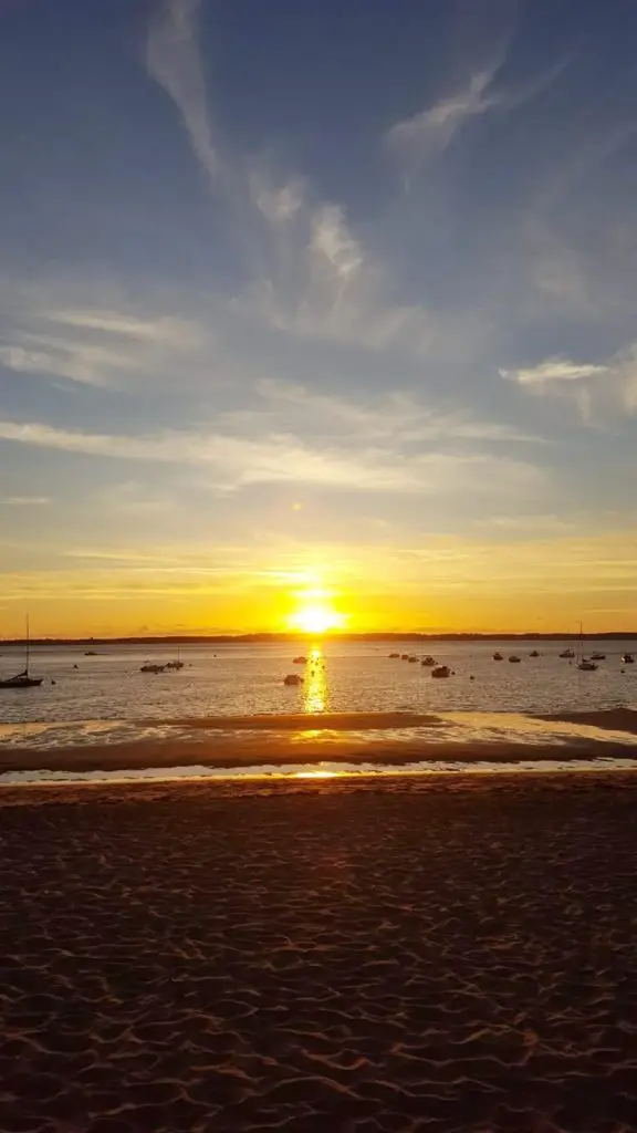 Coucher de soleil bassin Arcachon famille Bassin dArcachon en famille dune du Pilat avec enfant | Blog VOYAGES ET ENFANTS