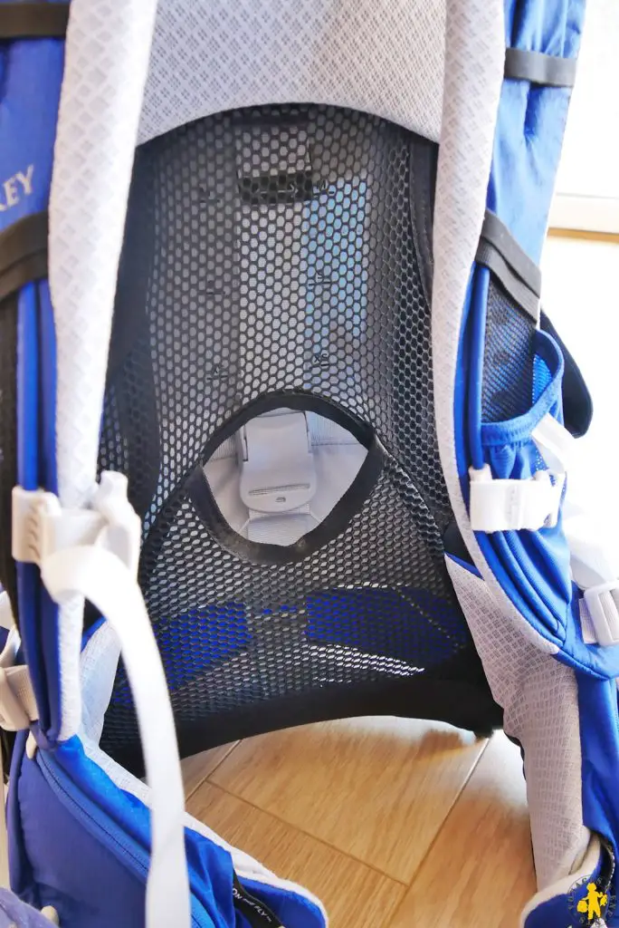 Porte bébé de randonnée Osprey Poco dorsal