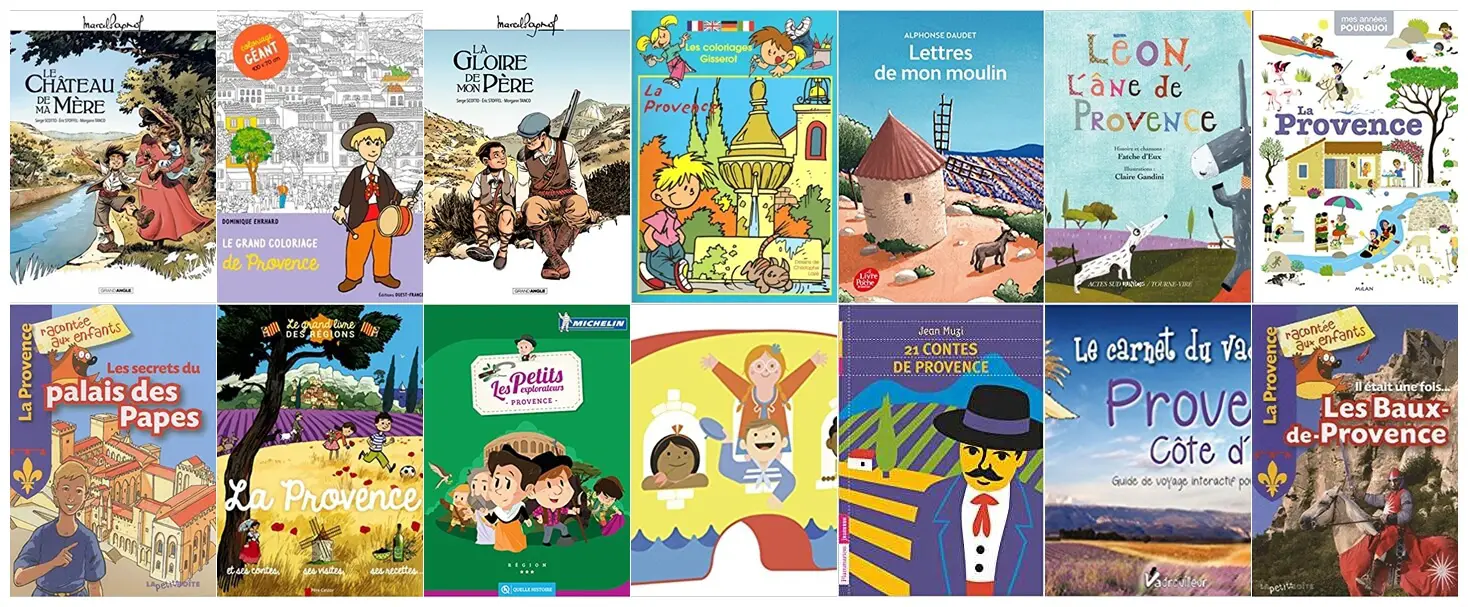 Livre enfant Provence guide