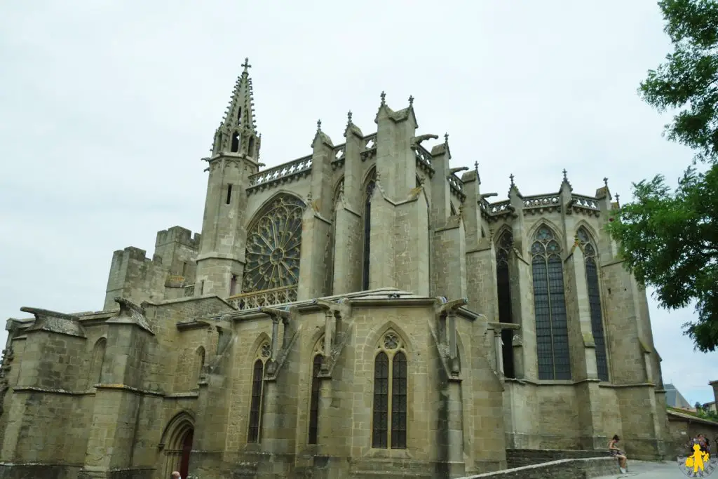 Carcassonne en famille visite basilique Saint-Nazaire-et-Saint-Celse