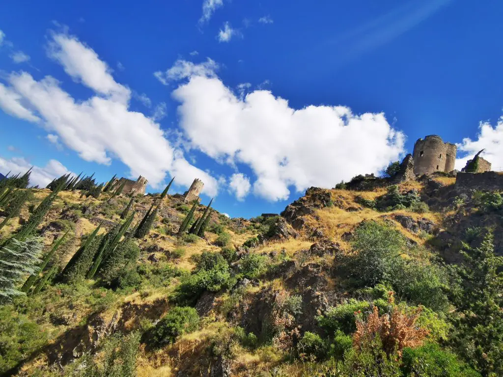 Pays cathare ruine chateau Carcassonne en famille et pays cathare | Blog VOYAGES ET ENFANTS