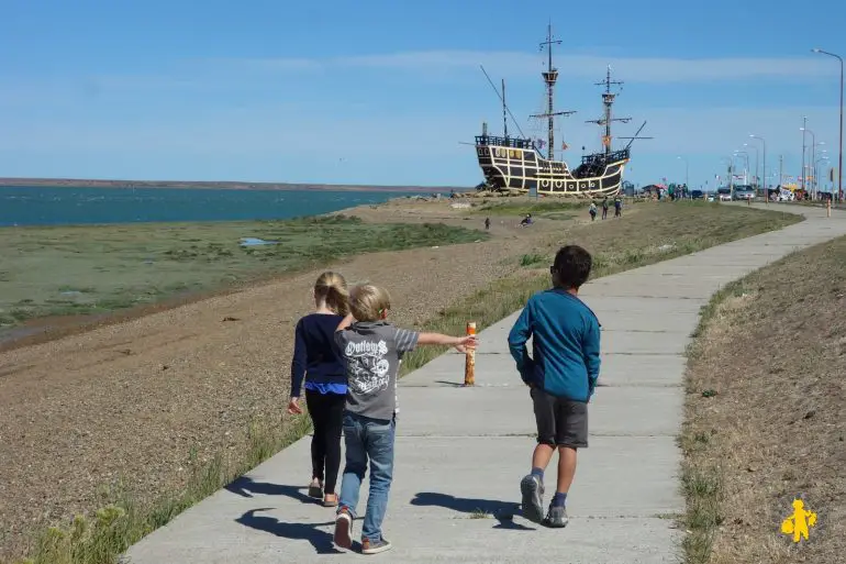 Patagonie en famille Puerto San Julian Bateau Magellan