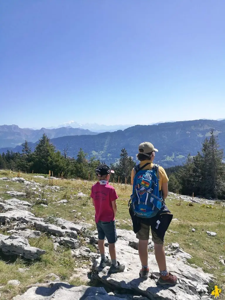 Les Bauges en famille week end randonnée crêt de l Week end dans les Bauges en famille | Blog VOYAGES ET ENFANTS'Aigle