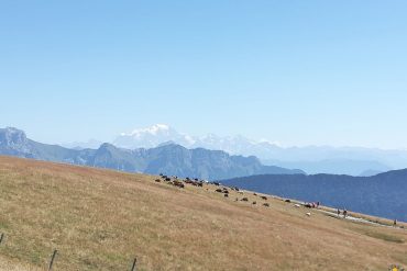 Plateau de Semnoz vue bauges week-end en famille