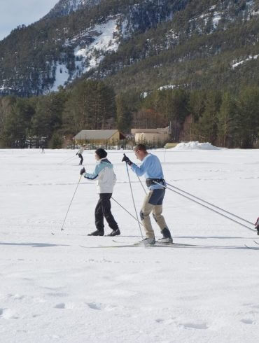 Pratiquer le ski de fond avec enfant