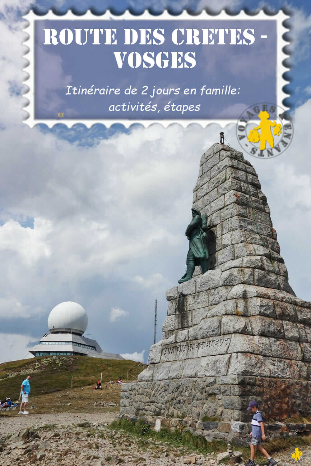 Itinéraire Route des Crêtes 2 jours Vosges en famille