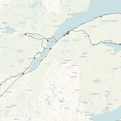 Itinéraire Québec et Gaspésie: bilan