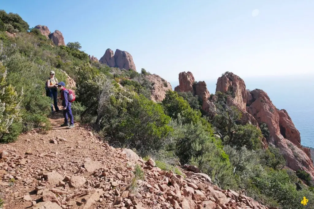 Estérel en famille randonnée familiale Week end randonnée Estérel en famille Var | VOYAGES ET ENFANTS