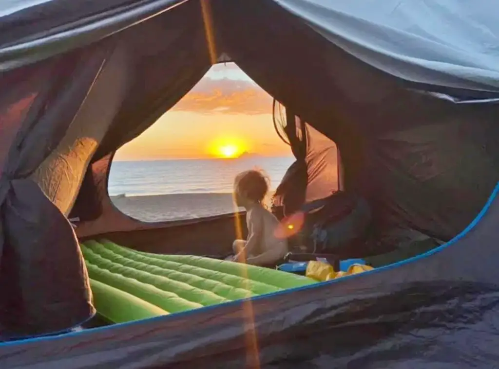 Crète en famille bivouac