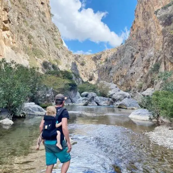 Bivouac Crète en tente en famille