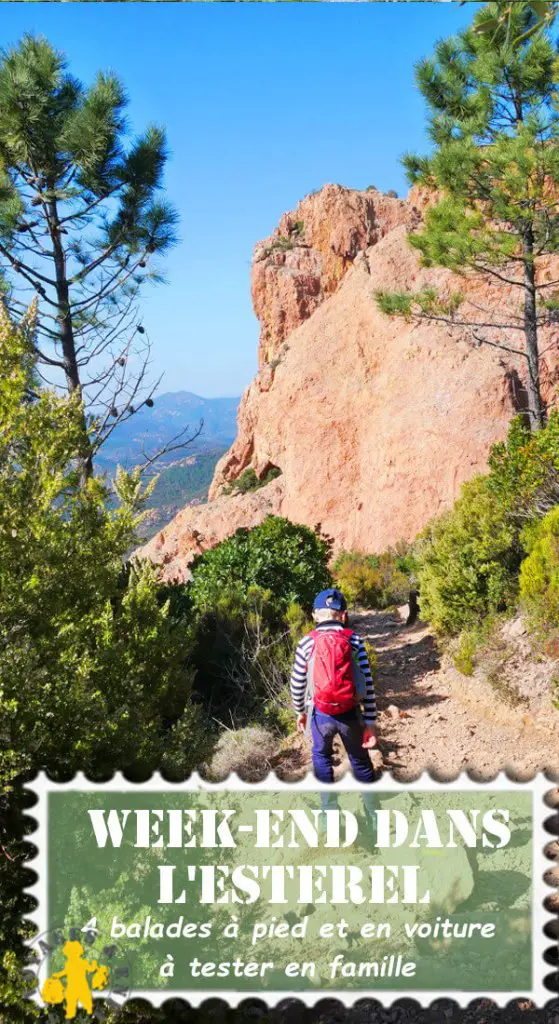 Week end randonnée Estérel en famille Var | VOYAGES ET ENFANTS