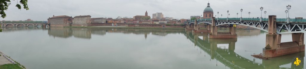 Promenade quai Garonne Toulouse en famille Visiter Toulouse en famille top 12 blog Voyages Enfants