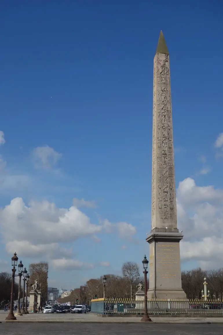 Visiter Paris en famille PLace de la Concorde