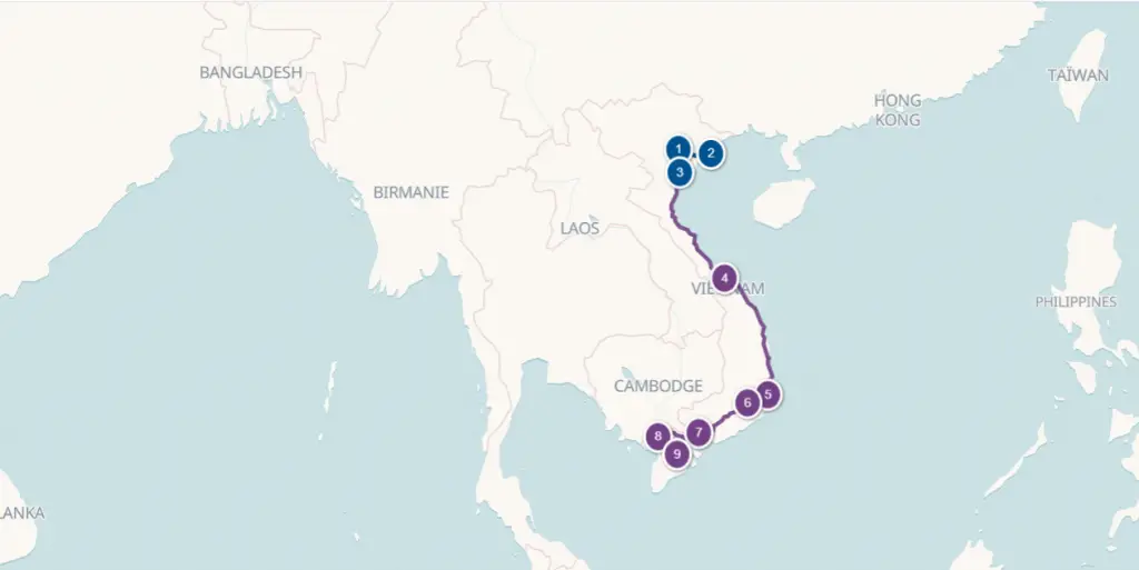 itinéraire Vietnam en famille circuit Itinéraires et Circuit au Vietnam en famille | VOYAGES ET ENFANTS