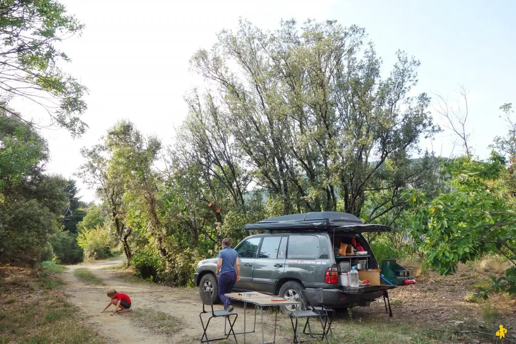 Road trip en Ardèche van ou 4X4 en famille ou pas