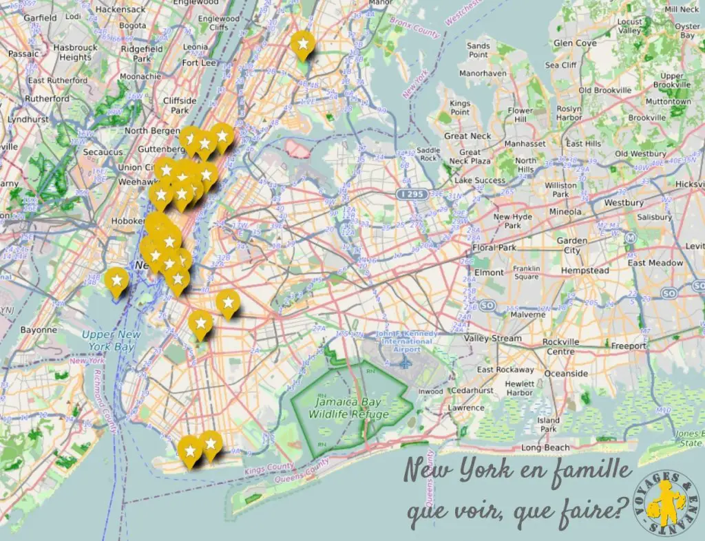Carte Visite New York en famille New York en famille 3 5 7 jours | blog VOYAGES ET ENFANTS