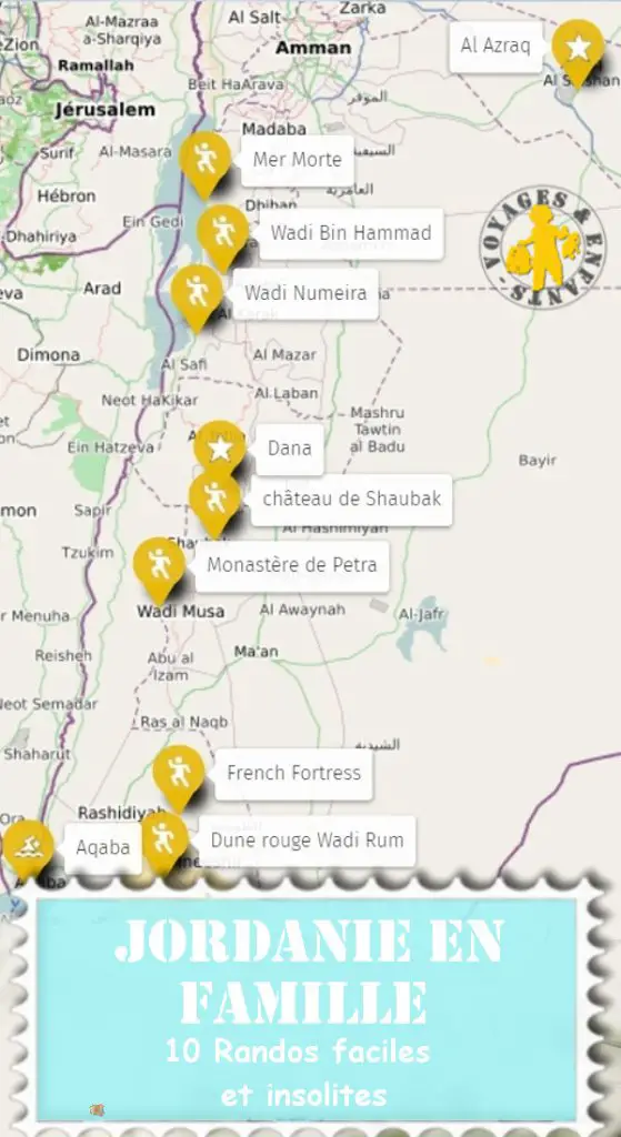 10 randos faciles familiales en Jordanie VOYAGES ET ENFANTS