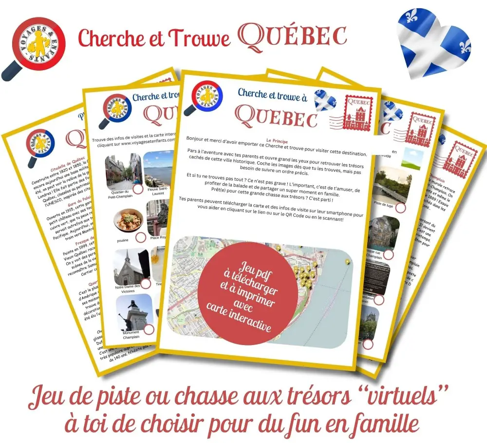 Jeu enfant Pdf Québec cherche et trouve