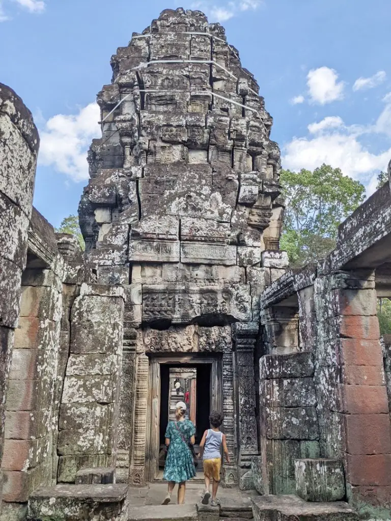Visite Angkor en famille