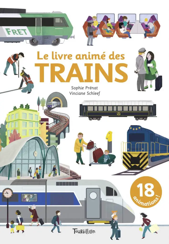 Livre enfant train livre animé Voyager en train Livres pour enfants | VOYAGES ET ENFANTS