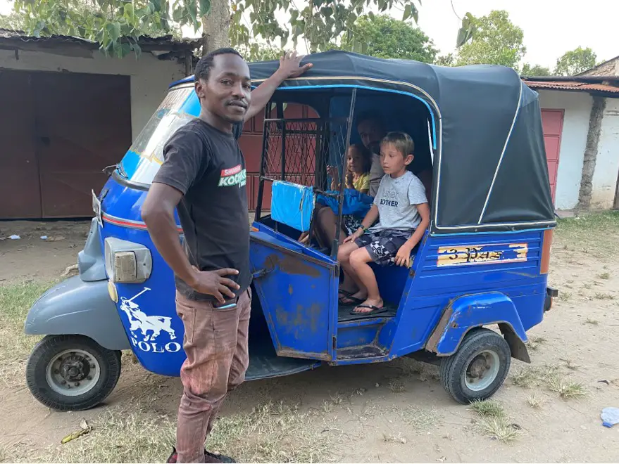 Transport Kenya en famille