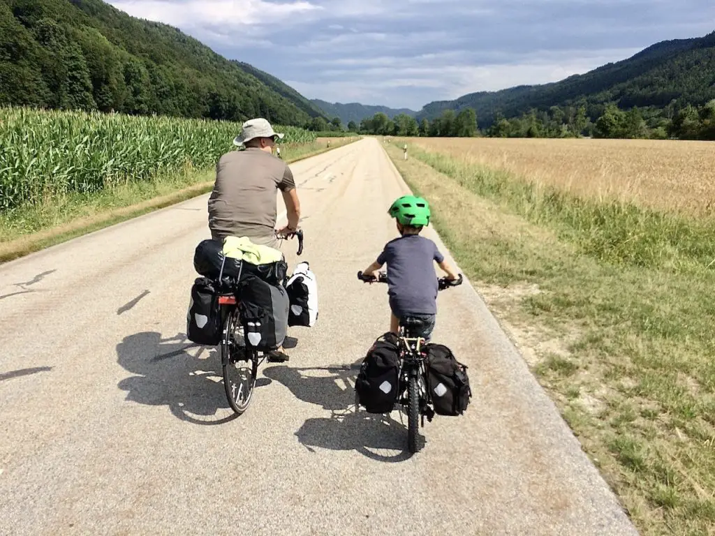 Voyage danube à vélo avec enfant section autriche