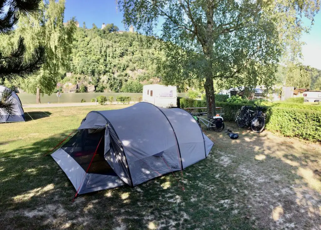 Danube à vélo camping