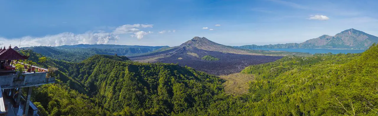 que voir Bali en famille volcan