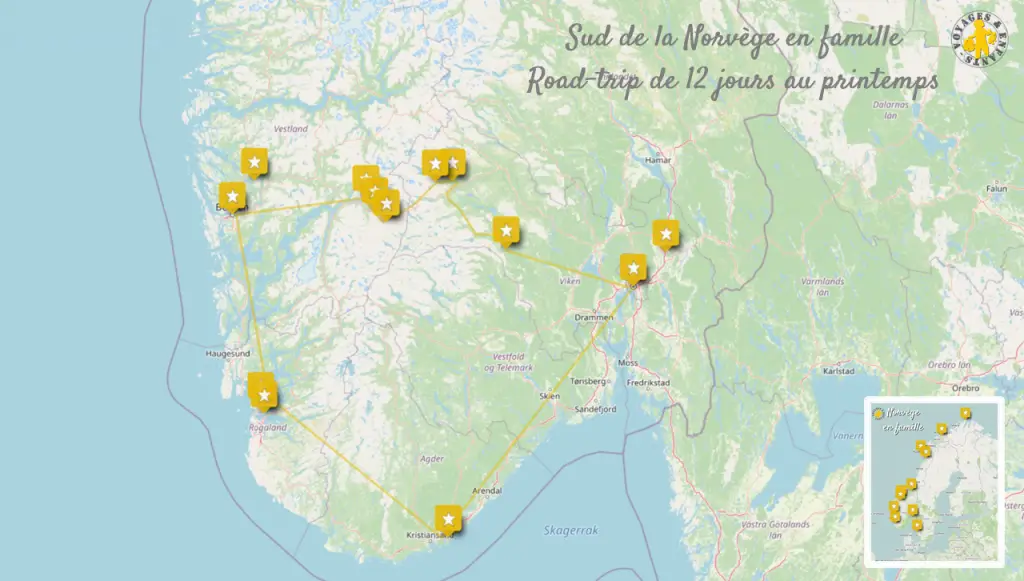 12 jours dans le Sud de la Norvège