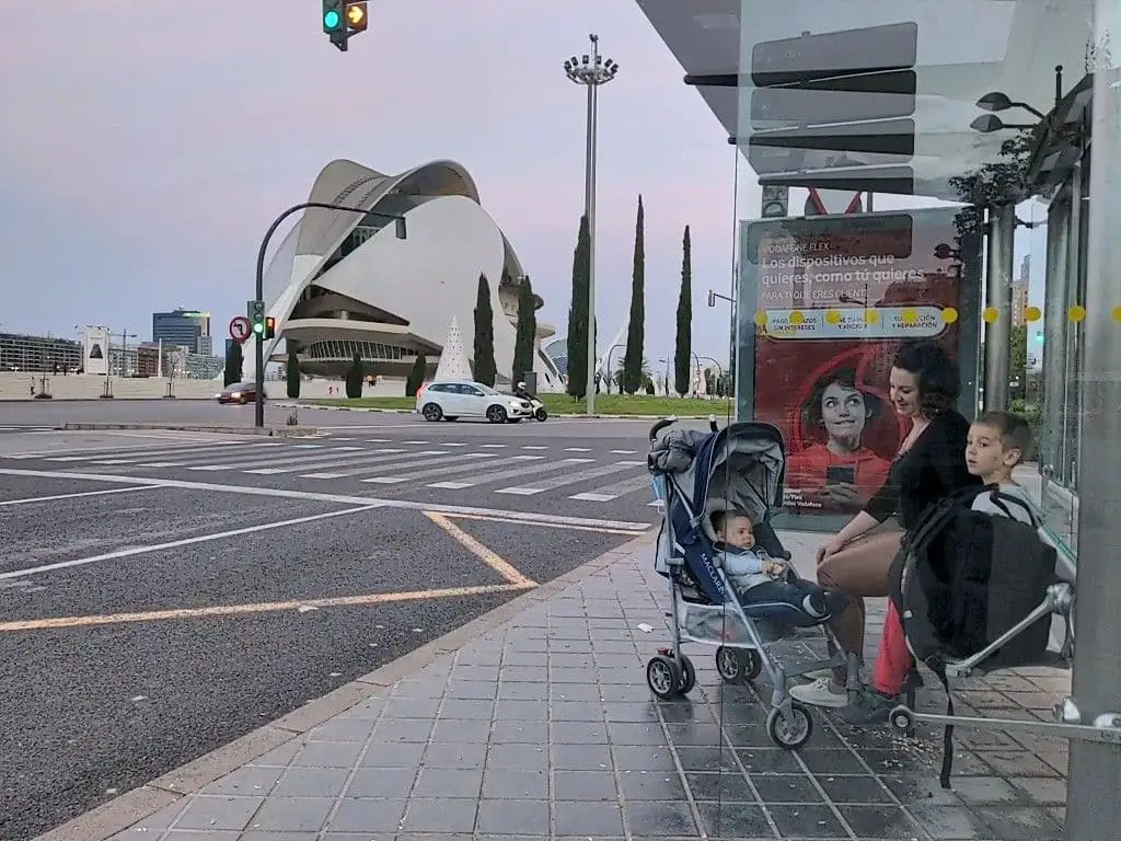 Valencia en famille avec bébé