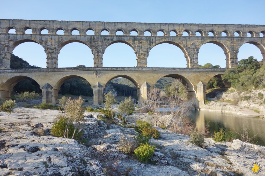 Provence en famille pont du Gard