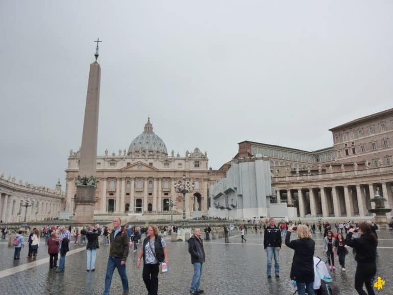 Rome en famille basilique St Pierre