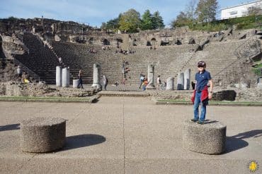 Lyon en famille Amphitheatre