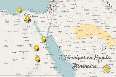 Itineraire 3 semaines egypte