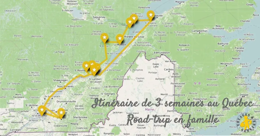 Itineraire 3 semaines au Québec 10 itinéraires Canada en famille testés VoyagesEnfants