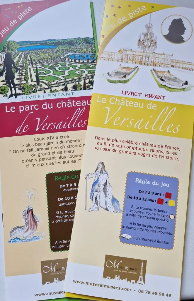 Versailles en famille jeux de piste
