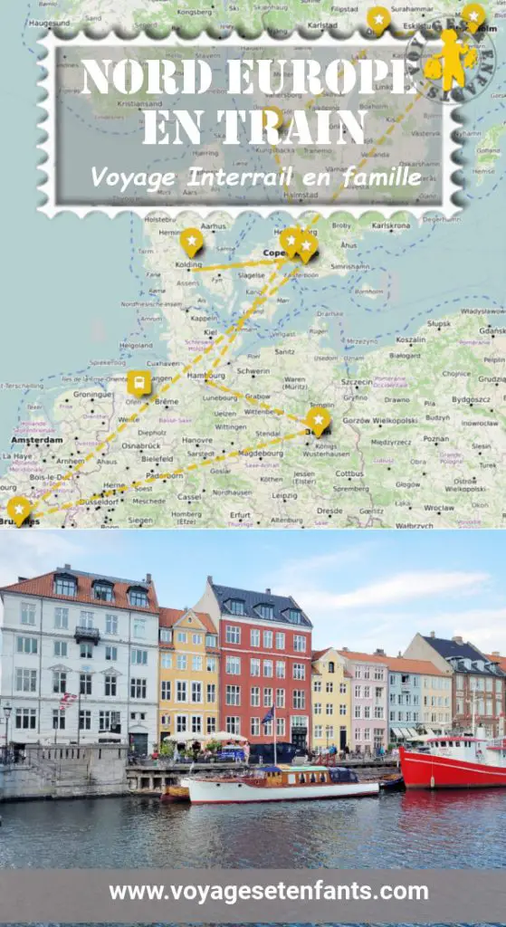 Europe du Nord en train en famille Danemark Suède Allemagne