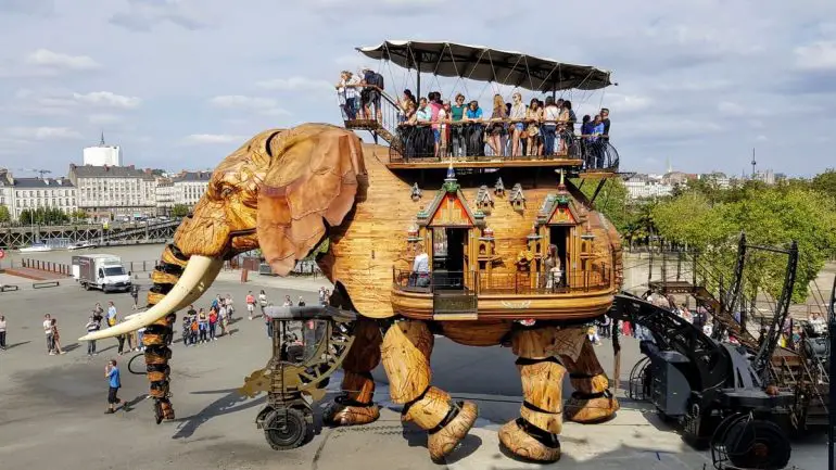 Machines de l'île à Nantes en famille : le Grand éléphant