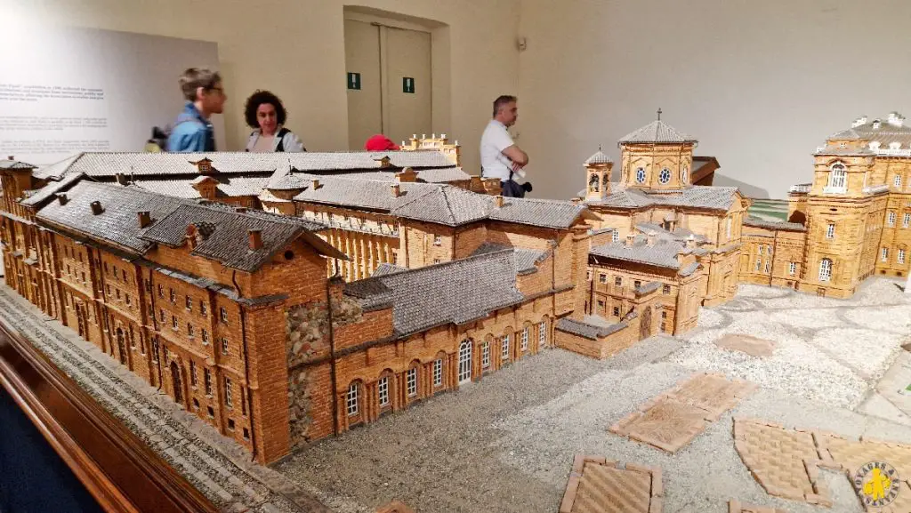 Palais Venaria real maquette Palais Venaria Real visite en famille près de Turin