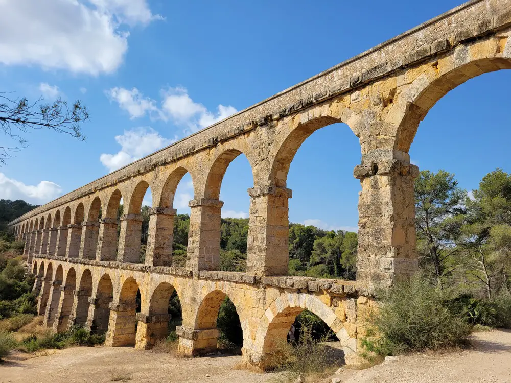 Visite Aqueduc Tarragone avec enfant Visite de la région de Tarragone en famille