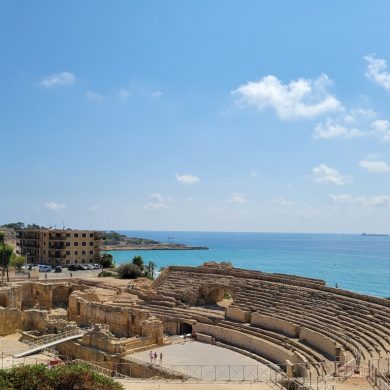 Amphithéâtre de Tarragone en famille