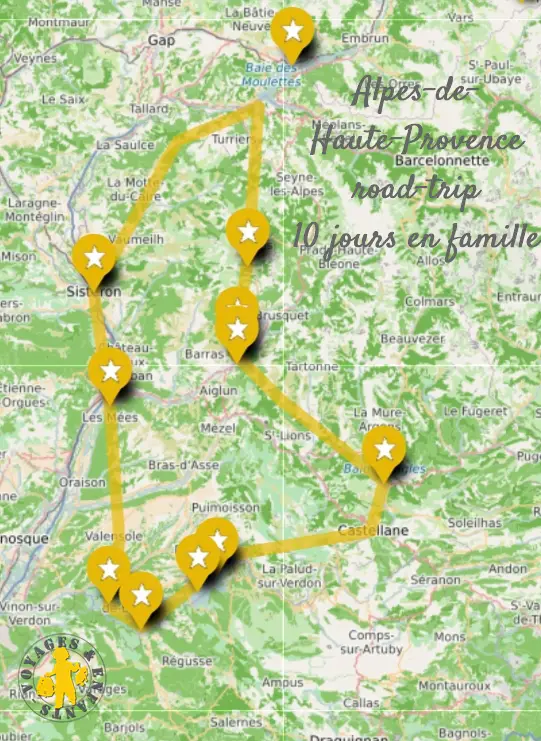 Alpes de haute provence road trip en famille que voir Road trip Alpes de Haute Provence en famille que faire