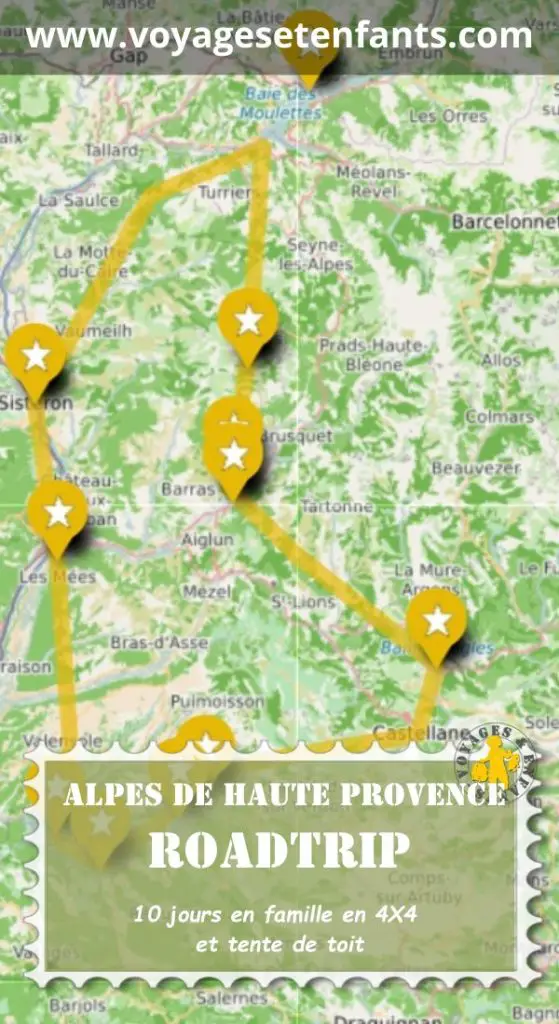 Road trip Alpes de Haute Provence en famille que faire