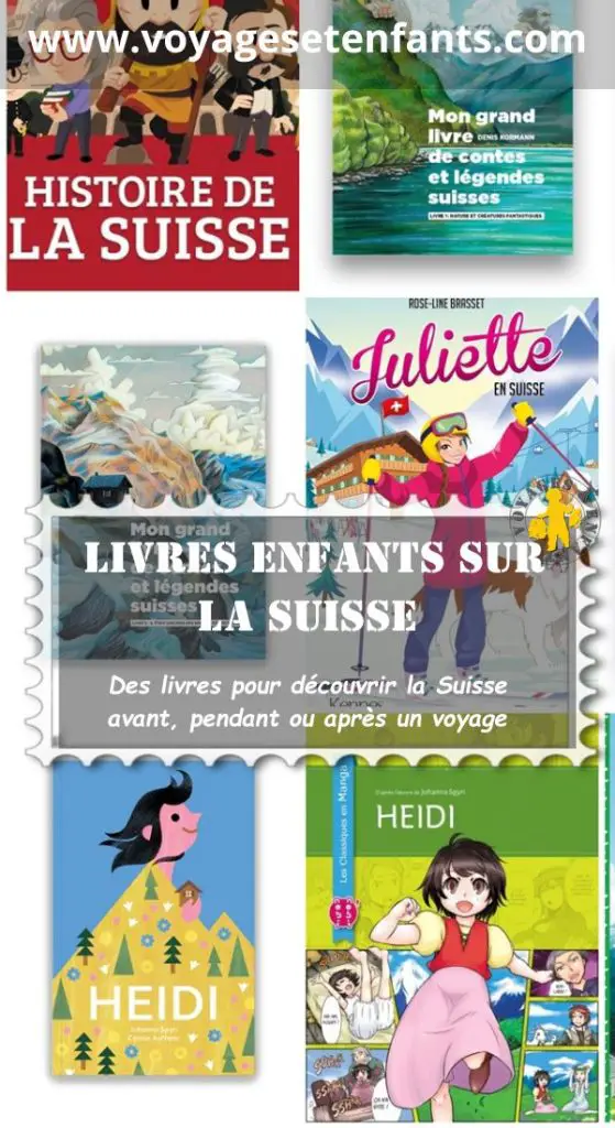 Notre sélection de livres enfants sur la Suisse