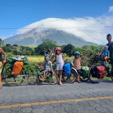 Traversée Amériques à vélo en famille