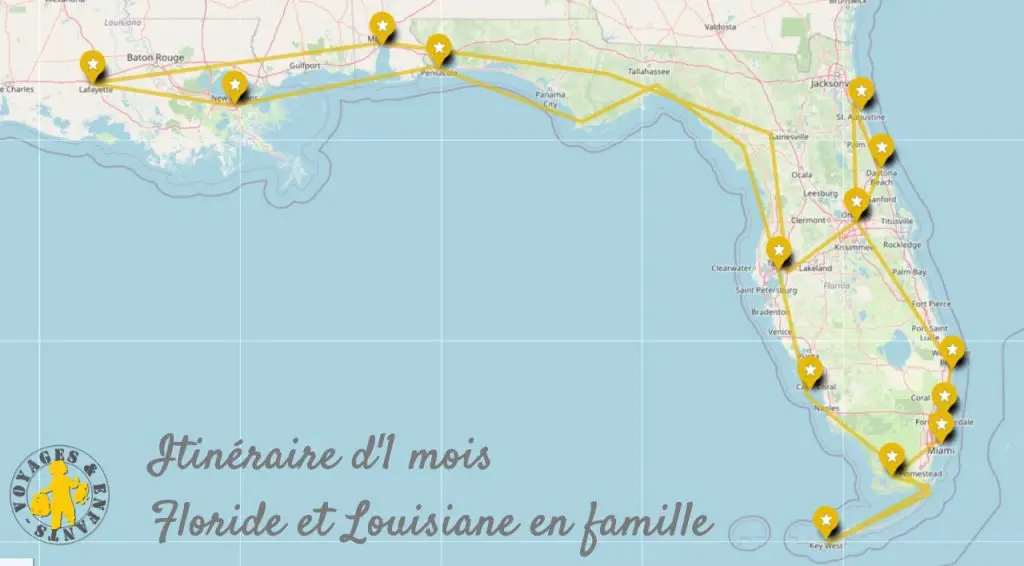 Itinéraire Louisiane Floride en famille Itinéraire Floride et Louisiane témoignage Voyages Enfants