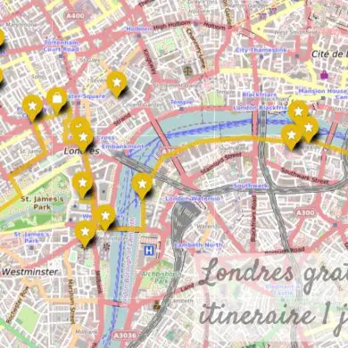 Itineraire Londres gratuit famille
